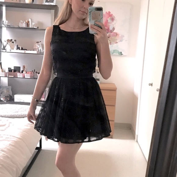 Bebe party dress black sz 2 - Picture 1 of 12